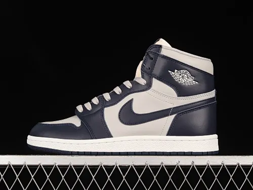 All categories Air Jordan Jordan series basketball shoes Air Jordan 1 High foreign trade version Air Jordan 1 High "Georgetown" AJ1 Joe 1 Georgetown high-top basketball shoes BQ4422-400